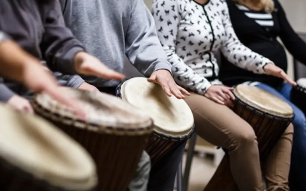 Djembés : Musicothérapie intégrative